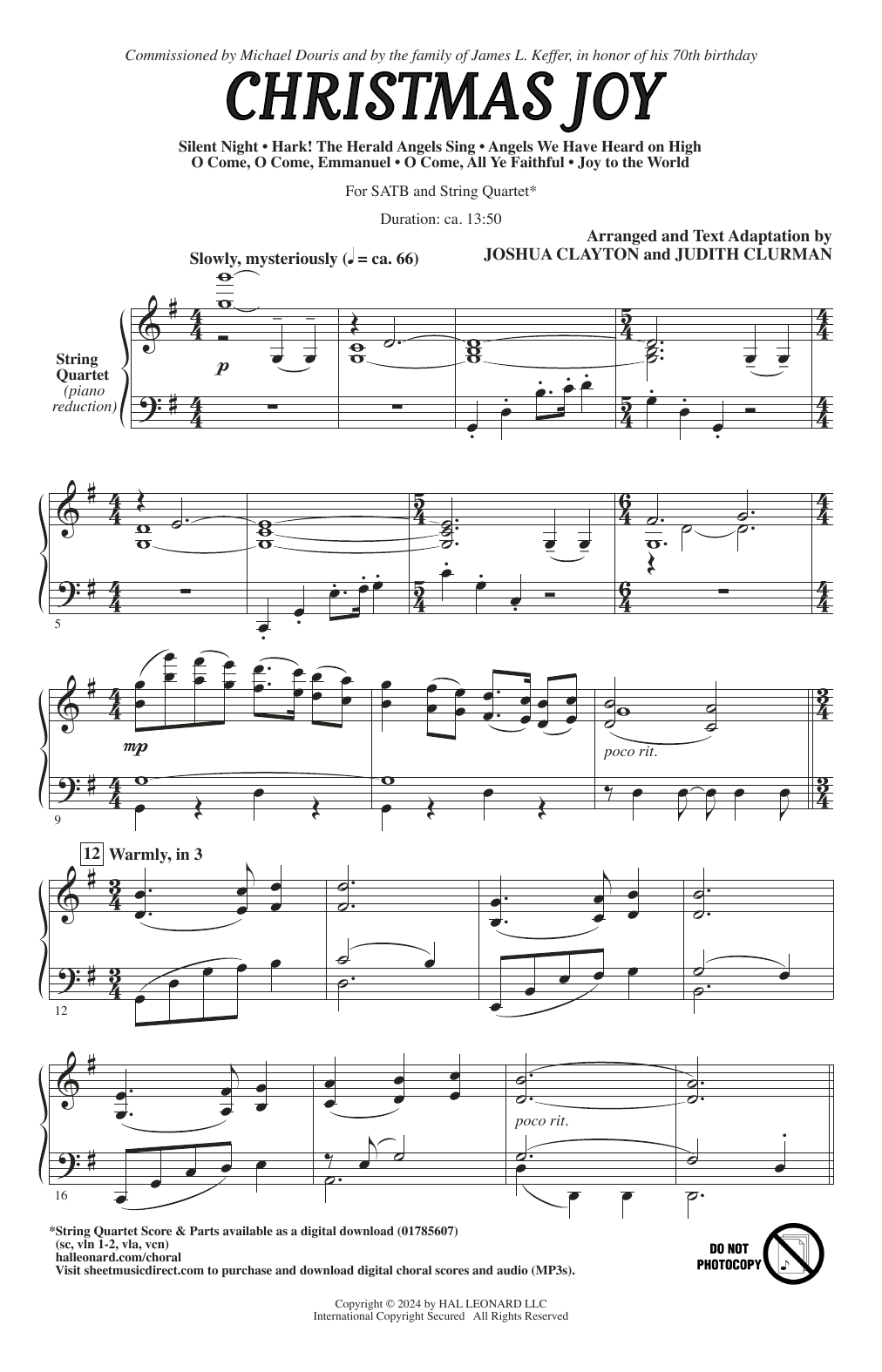 Produktgalerie: Seite 1 von 1 Christmas Joy, Josh Clayton and Judith Clurman, Chor