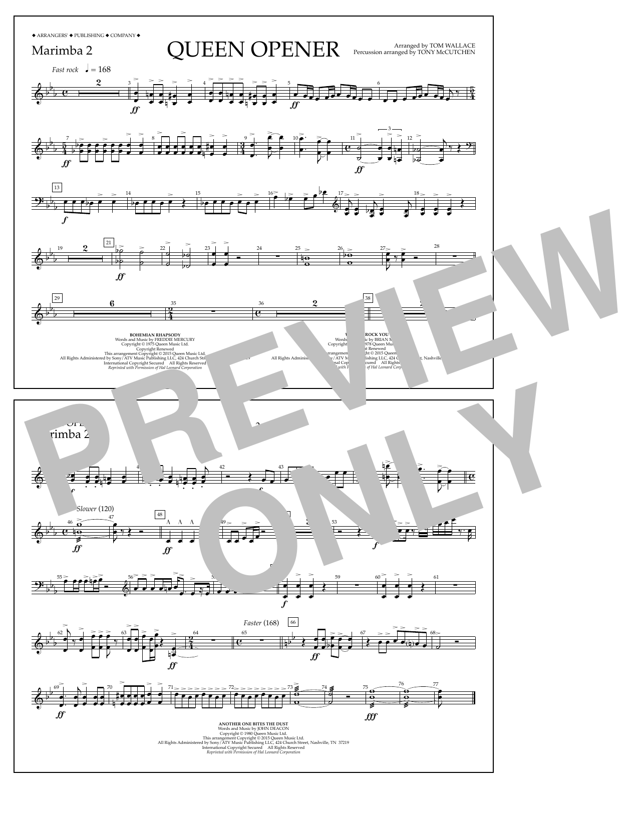 Product picture to: Queen Opener - Marimba 2