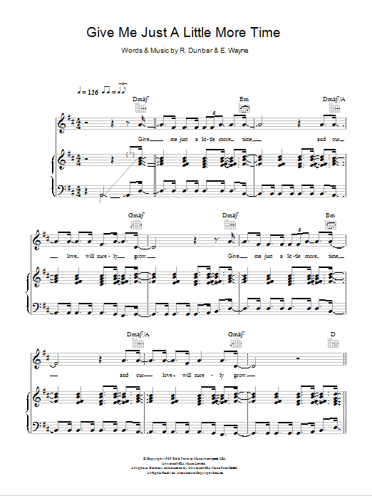Produktbild zu: Give Me Just A Little More Time