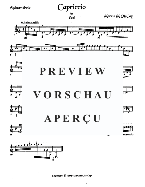 Produktgalerie: Seite 3 von 3 Cappriccio, , Alphorn Solo