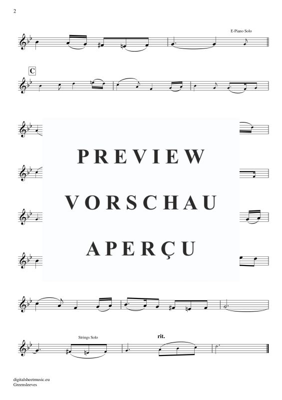 Produktgalerie: Seite 3 von 3 Greensleeves, Simoni, Edward, Trompete in B