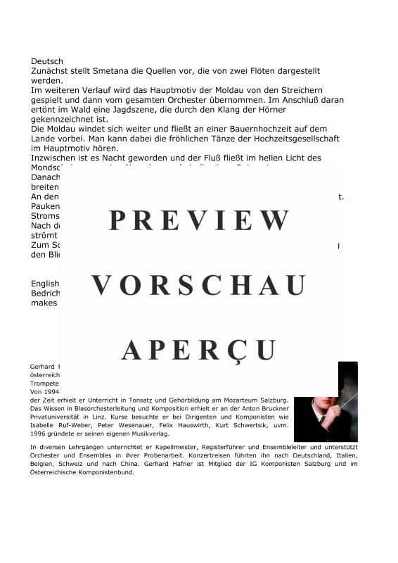 Product gallery: Page 3 of 11 Die Moldau, , (large wind orchestra)