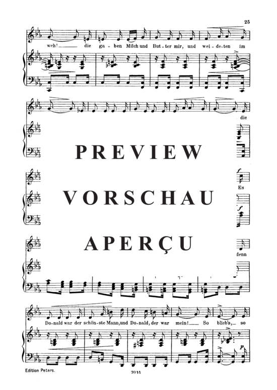 Product gallery: Page 3 of 4 Die Hochländer Wittwe, Op.25 No.10, , Low Voice and Piano