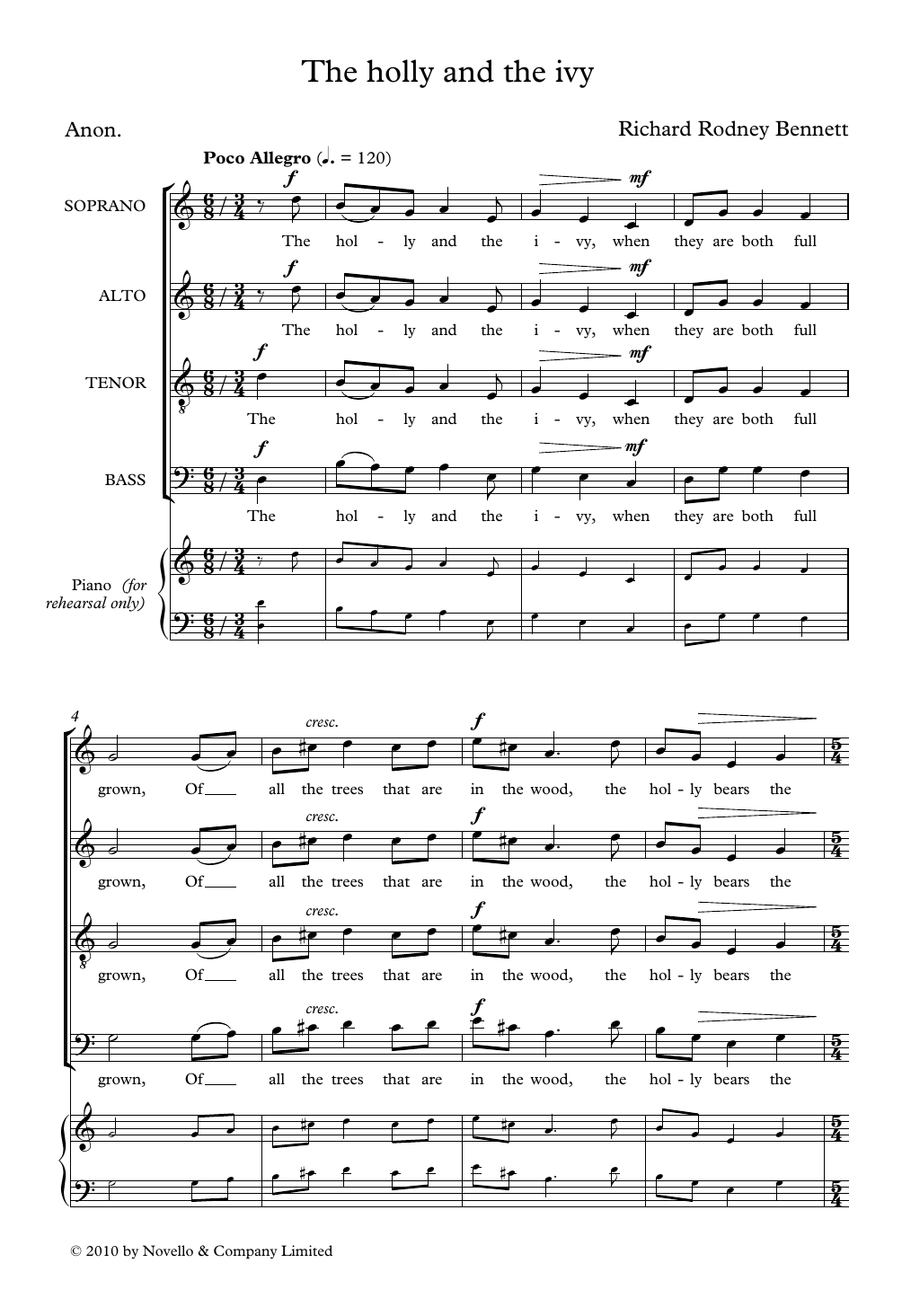 Produktbild zu: The Holly And The Ivy