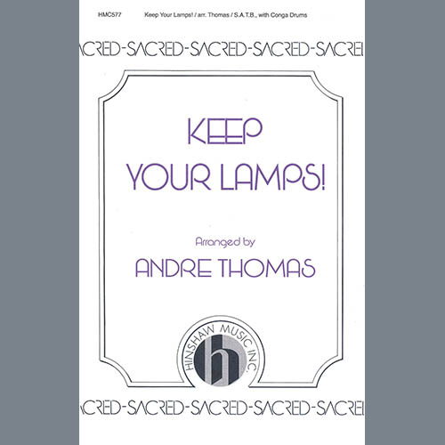 cover: Keep Your Lamps, André Thomas, Chor
