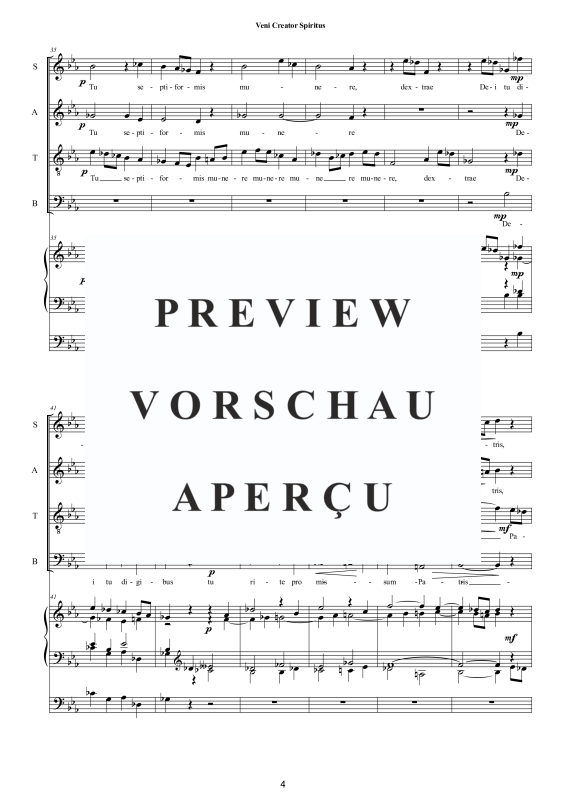 Produktgalerie: Seite 5 von 11 Veni Creator Spiritus - Song of Pentecost, , Gemischter Chor und Orgel
