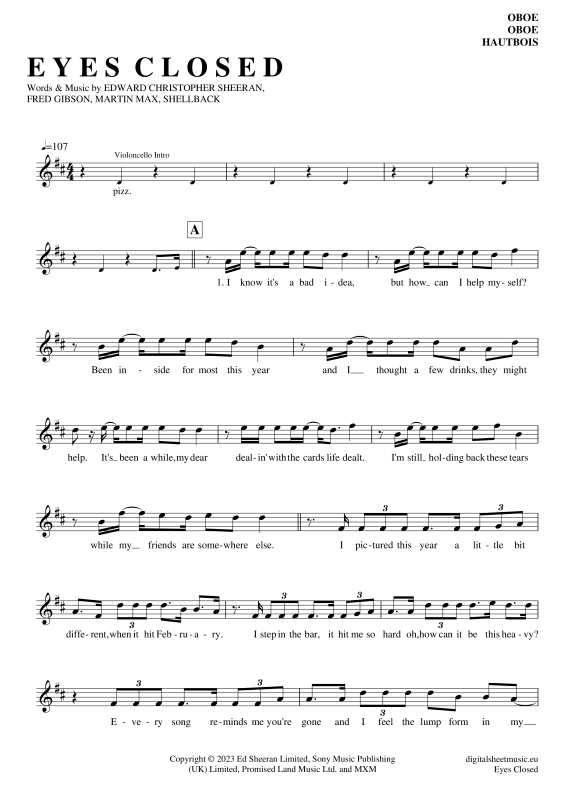 Produktbild zu: Eyes ClosedEd Sheeran