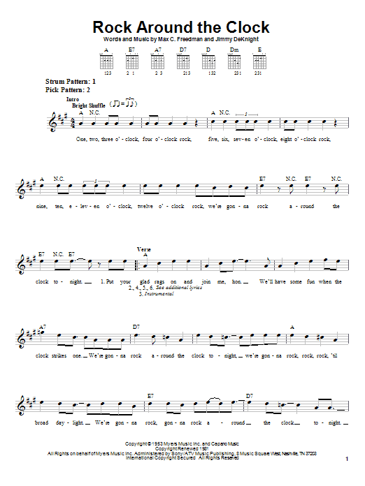 Product gallery: Page 1 of 1 Rock Around The Clock, Bill Haley & His Comets