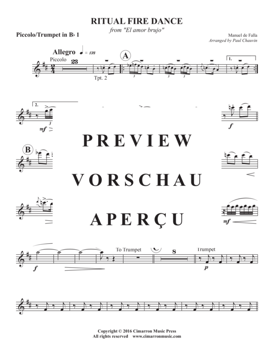 Produktgalerie: Seite 8 von 17 Ritual Fire Dance , , (Blechbläserquintett)