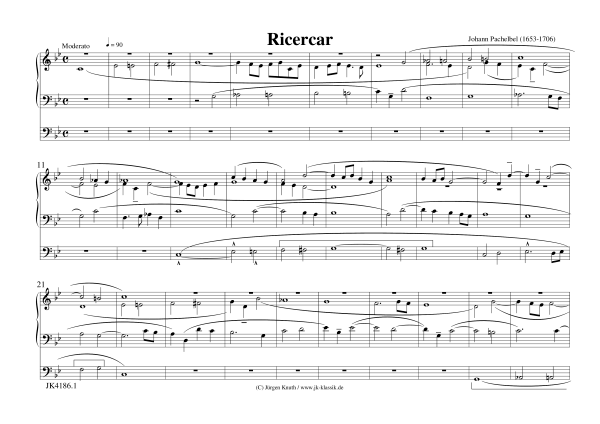 gallery: Ricercar, , Orgel Solo