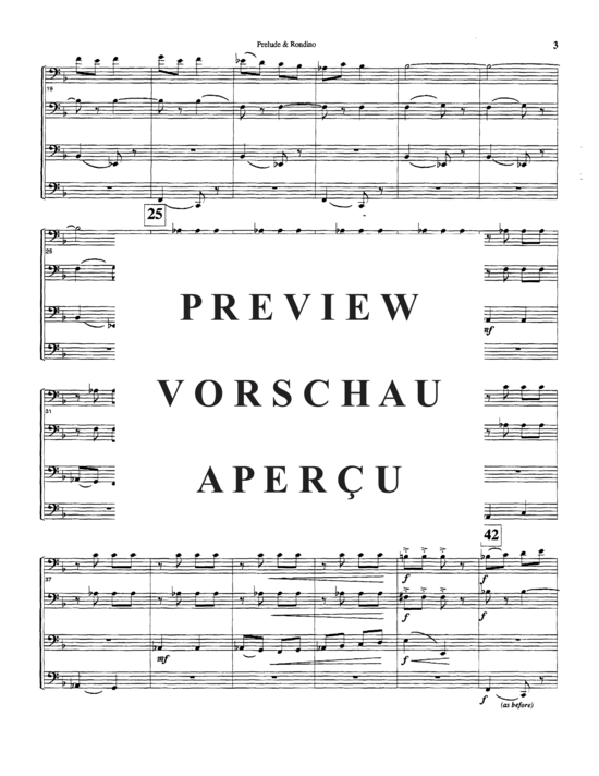 Product gallery: Page 6 of 21 Prelude and Rondino , , (Tuba Quartett EETT)