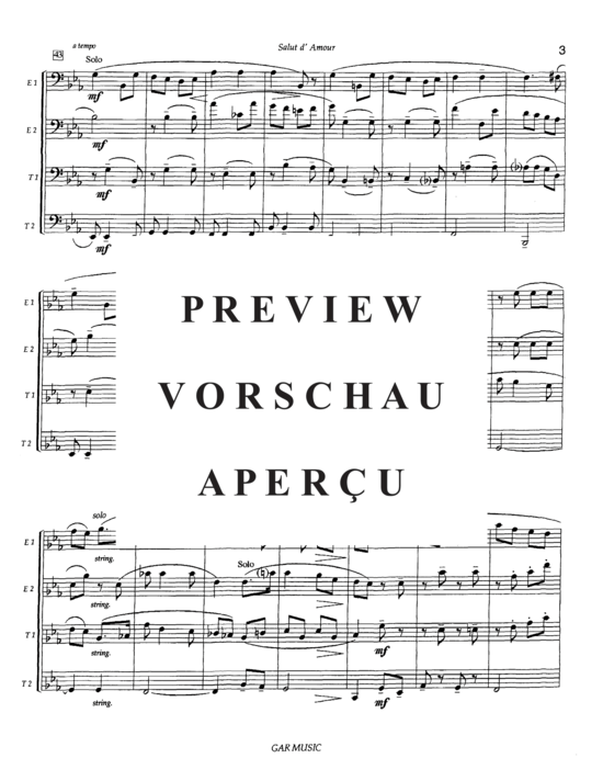 Product gallery: Page 5 of 18 Salut d´Amour , , (Tuba Quartett EETT)
