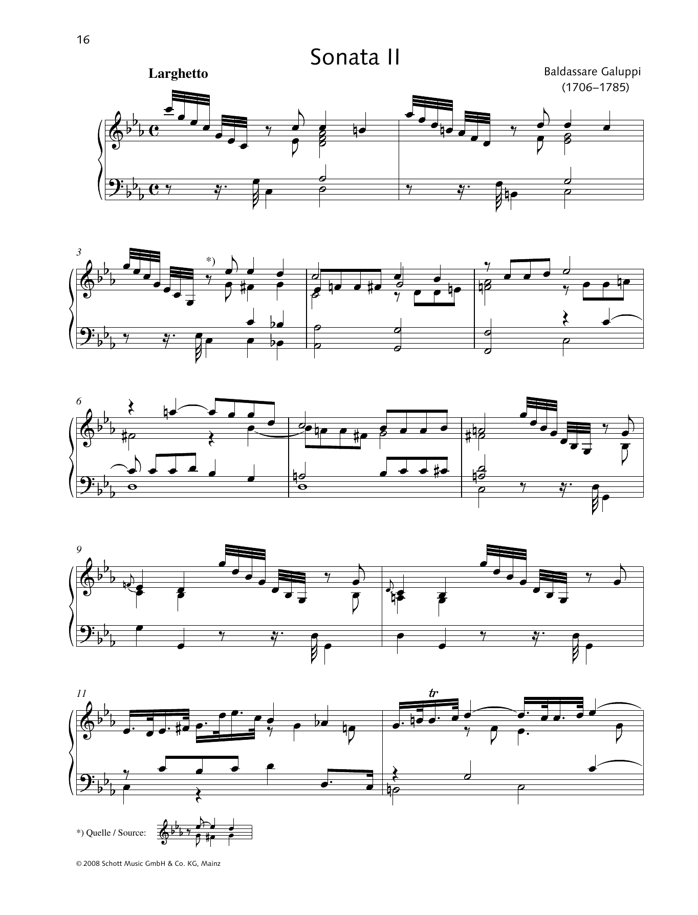 Produktbild zu: Sonata II C minor