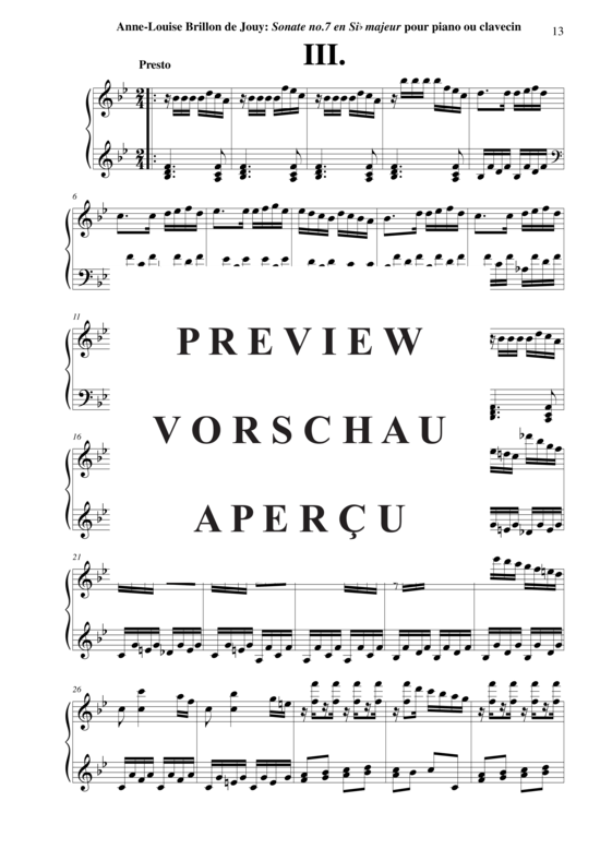 Product gallery: Page 14 of 17 Sonata no. 7 in Bb major , Horvath, Nicolas, (Klavier/Cembalo Solo)