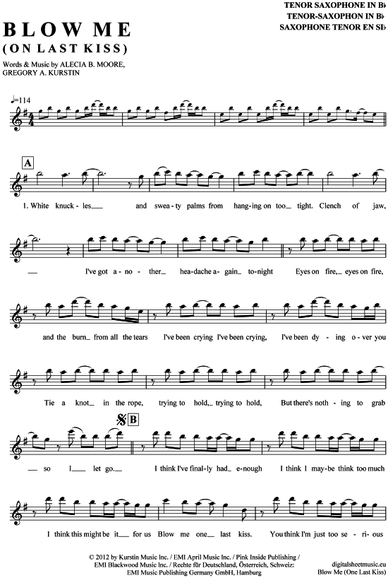 Product picture to: Blow Me (One Last Kiss) Pink