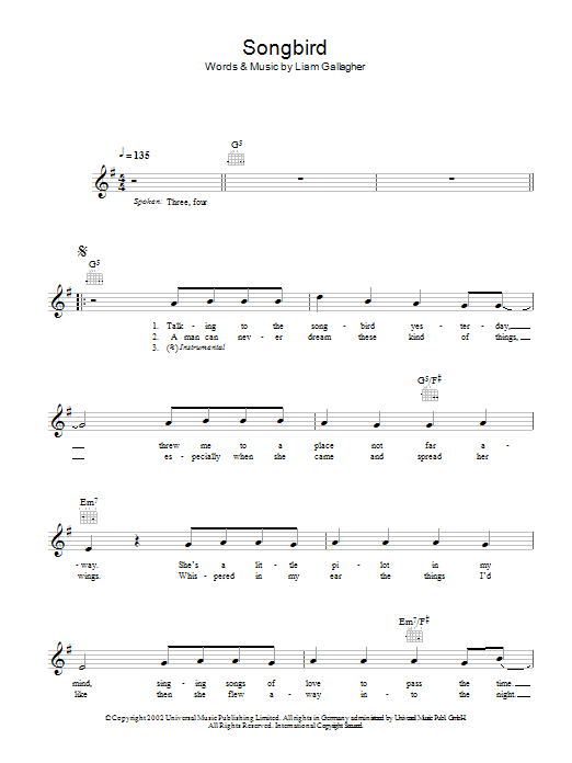 Produktbild zu: Songbird