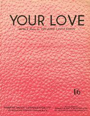 cover: Your Love, Tom Adair, Gesang, Gitarre, Klavier