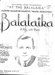 cover: At The Balalaika, George Posford
