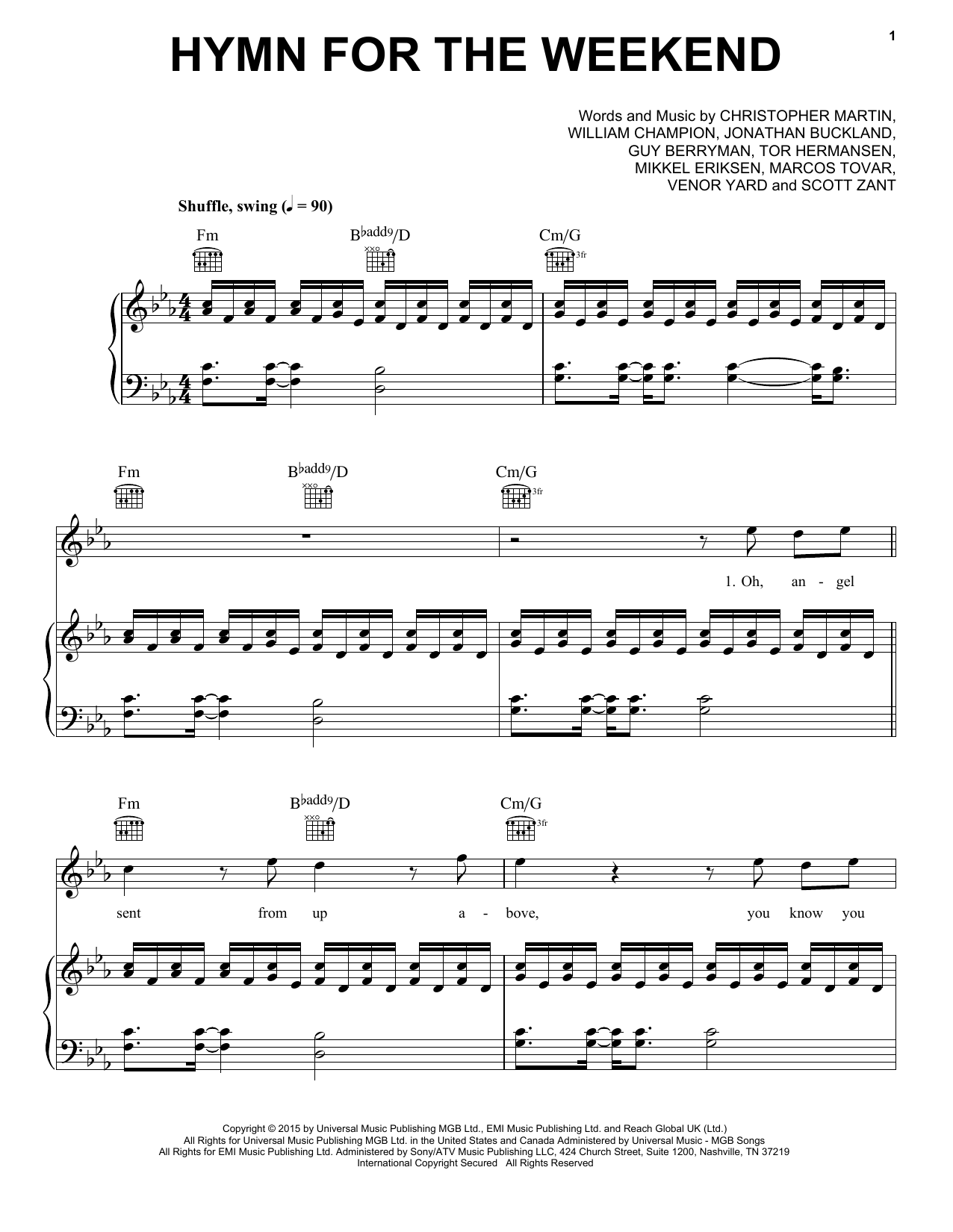 Produktbild zu: Hymn For The Weekend