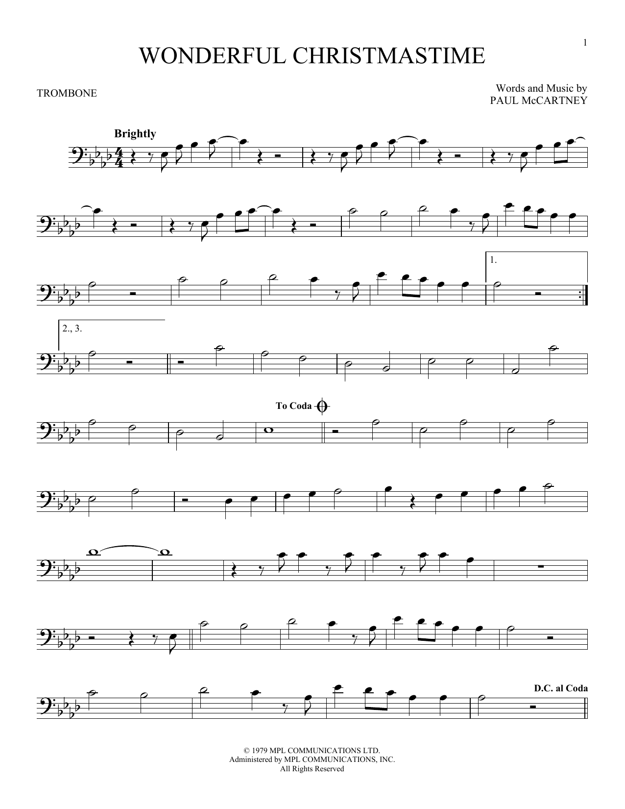 Product gallery: Page 1 of 1 Wonderful Christmastime, Paul McCartney