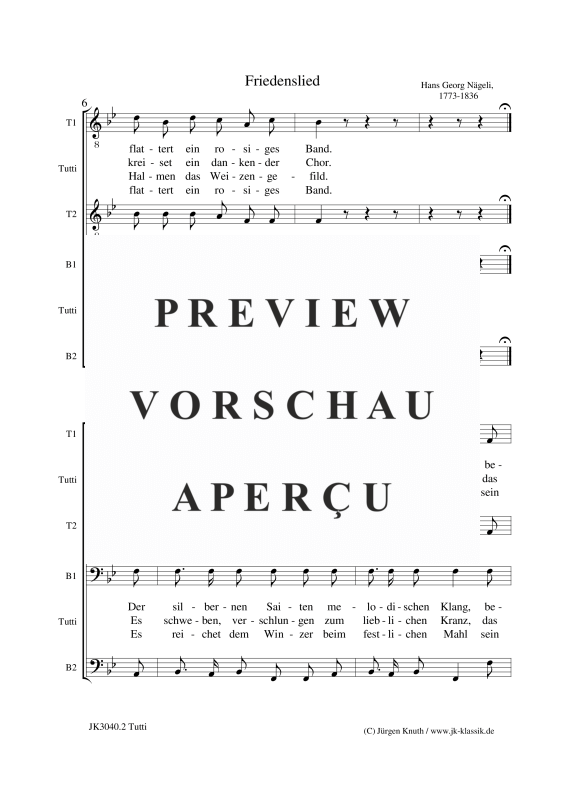 gallery: Friedenslied (Rundgesang), , Männerchor