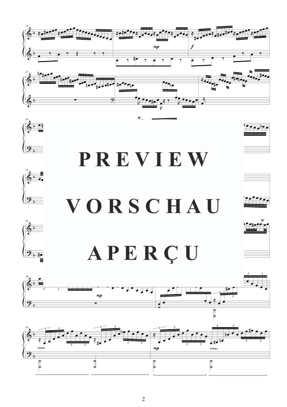 Produktgalerie: Seite 3 von 11 Fantasia und Fuge D-Moll BWV 903, , Klavier Solo