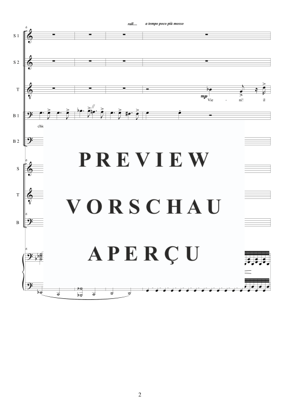 Produktgalerie: Seite 3 von 11 I Lombardi - (Act1-II) Qui nel luogo santo e pio, , Gemischter Chor und Klavier