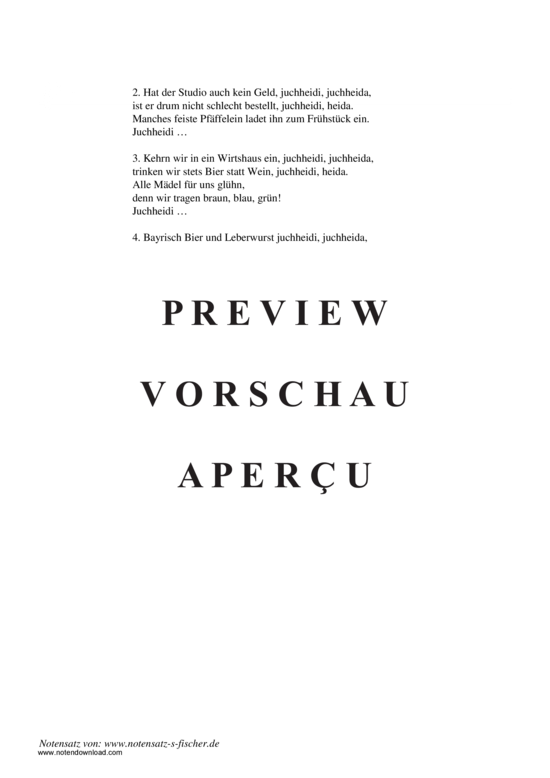 Produktgalerie: Seite 3 von 3 Urbummellied , , Klavier und Gesang