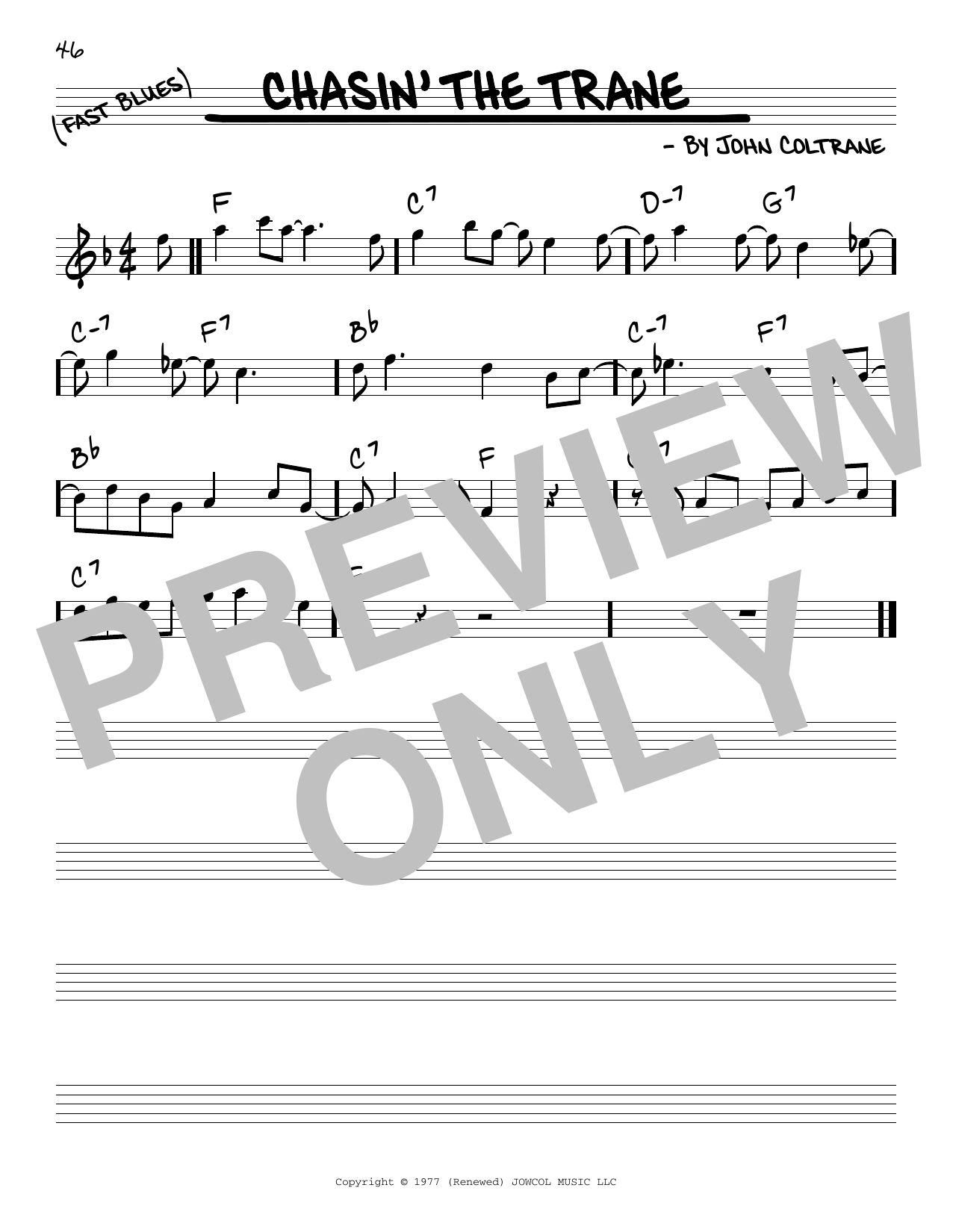 Produktbild zu: Chasin' The Trane