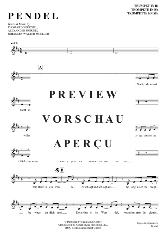 gallery: Pendel , Catterfeld, Yvonne, (Trompete in B)