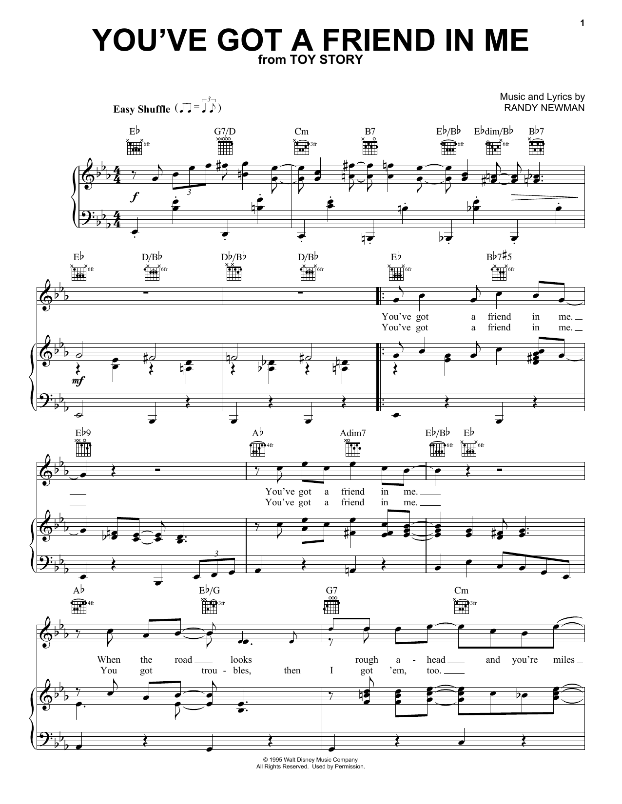 Produktbild zu: You've Got A Friend In Me (from Toy Story)