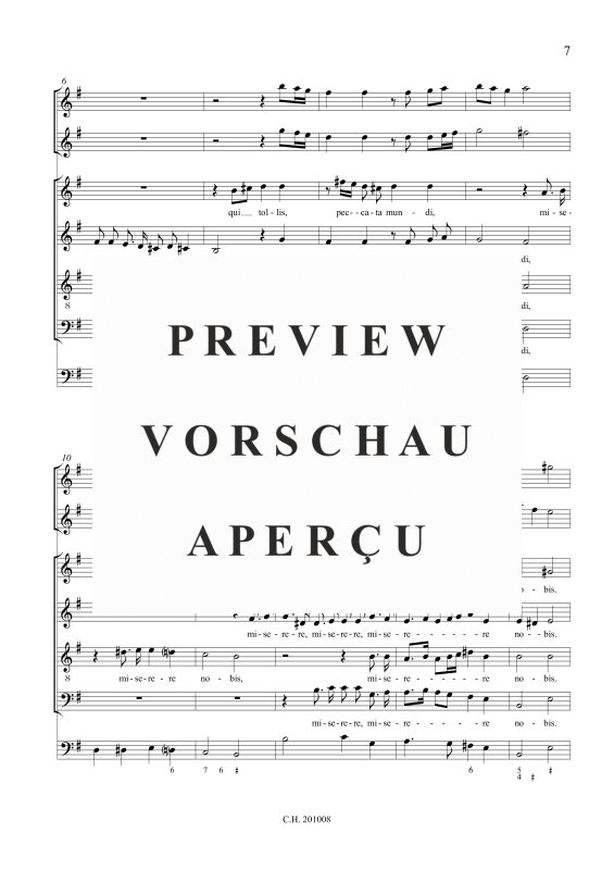 gallery: Litania: Kyrie eleison, , (Gemischtes Ensemble Vokalstimmen CATB, 2 Violinen und BC)