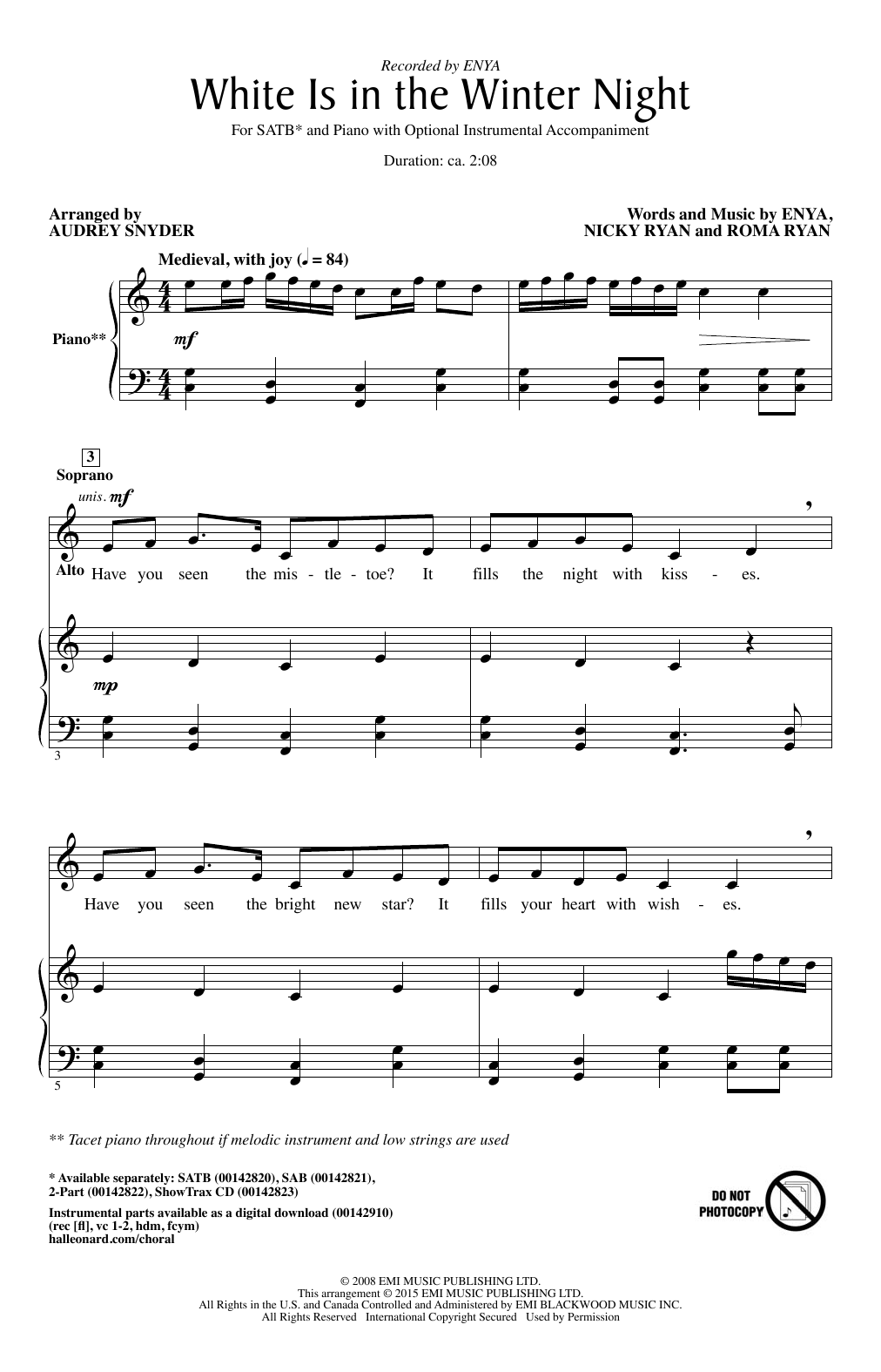 Produktbild zu: White Is In The Winter Night