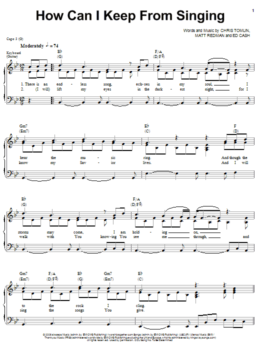 Produktbild zu: How Can I Keep From Singing