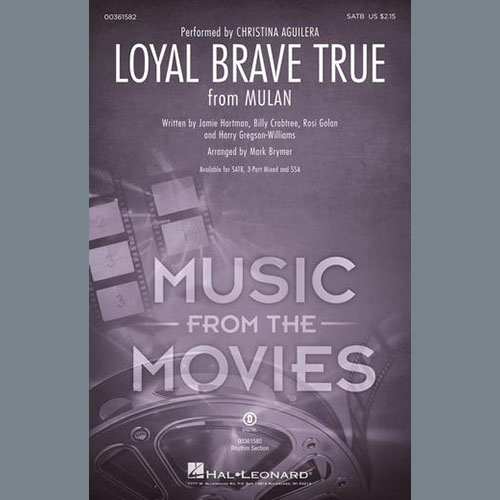 cover: Loyal Brave True (from Mulan) (arr. Mark Brymer), Christina Aguilera, Chor