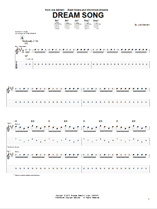 Produktgalerie: Seite 1 von 1 Dream Song, Joe Satriani, Gitarre