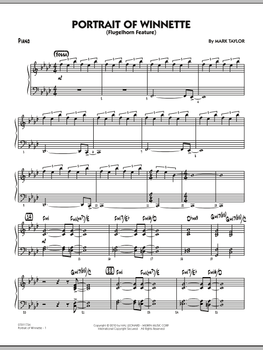Produktgalerie: Seite 1 von 1 Portrait Of Winnette - Piano, 