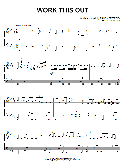 Product gallery: Page 1 of 1 Work This Out, High School Musical 2
