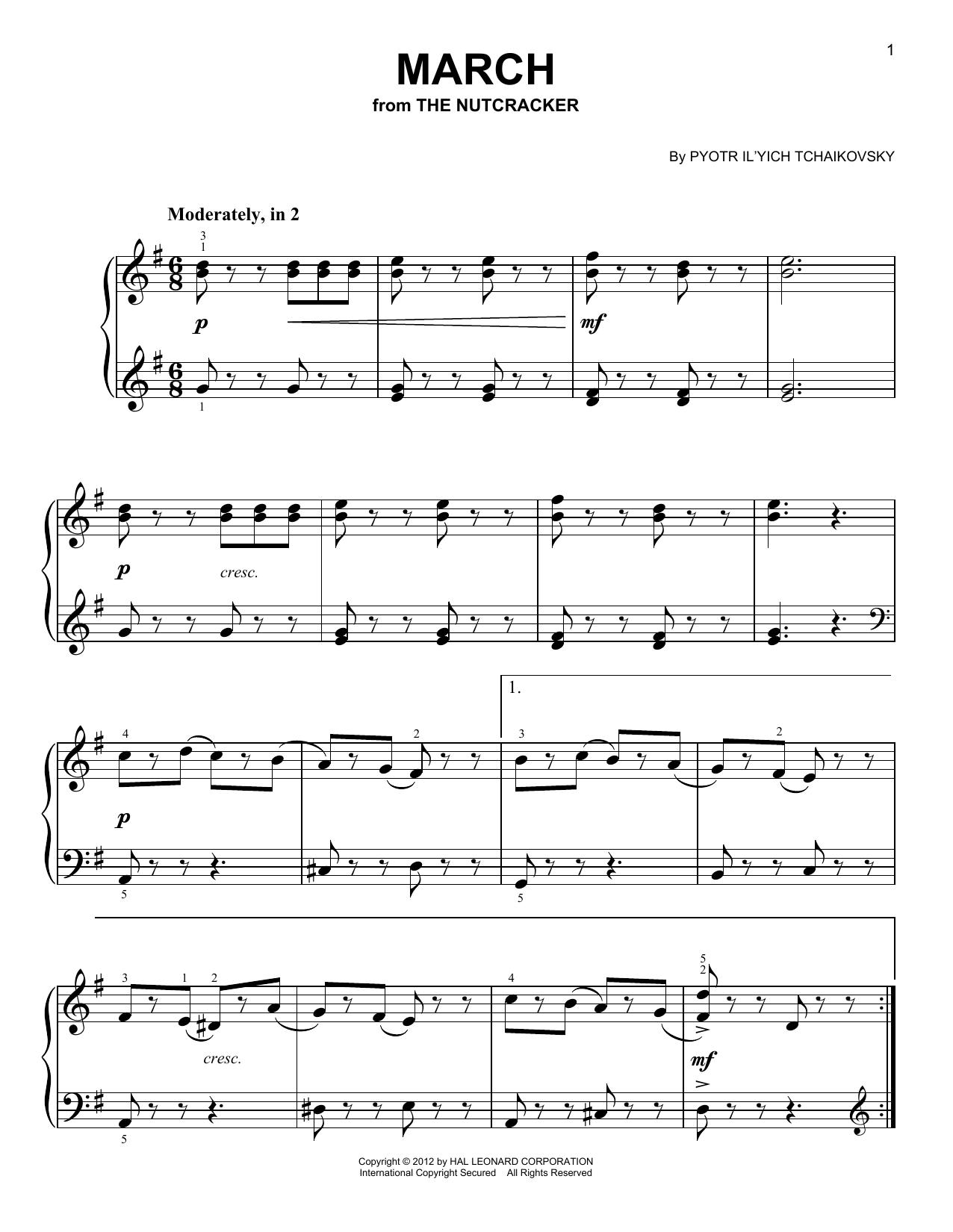 Produktbild zu: March (from The Nutcracker)