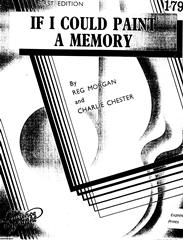 cover: If I Could Paint A Memory, Reginald Morgan, Gesang, Gitarre, Klavier