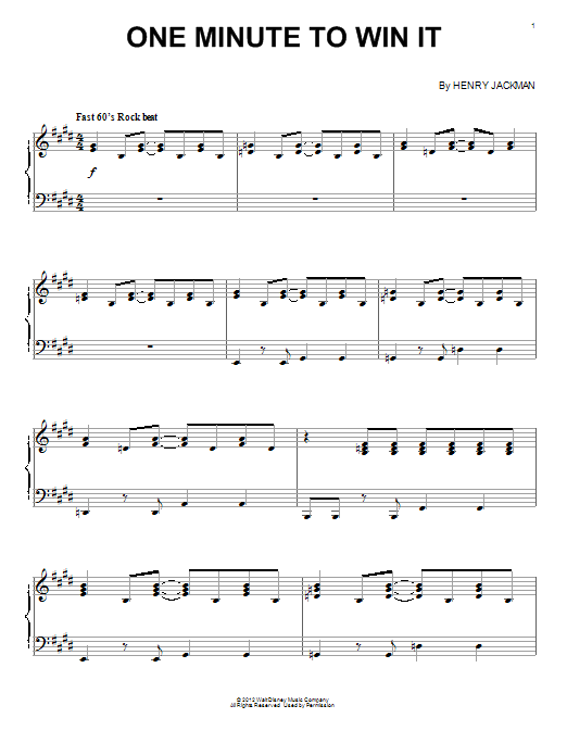 Product gallery: Page 1 of 1 One Minute To Win It, Henry Jackman