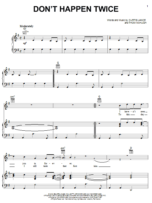 Produktbild zu:  Don't Happen Twice - Kenny Chesney