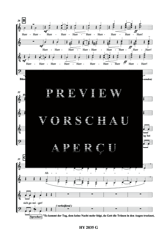gallery: Verheissung des Lichts, , (Gemischter Chor und Sprecher)