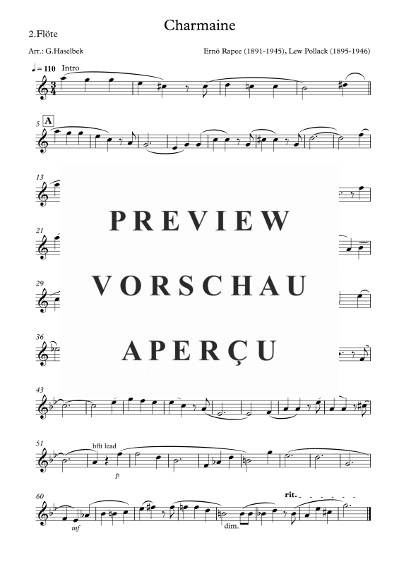 gallery: Charmaine, , Flute Quartet 3x Flute and Bass Flute