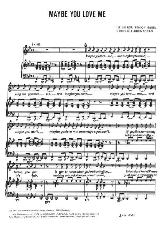 Produktbild zu: Maybe you love me Marboo