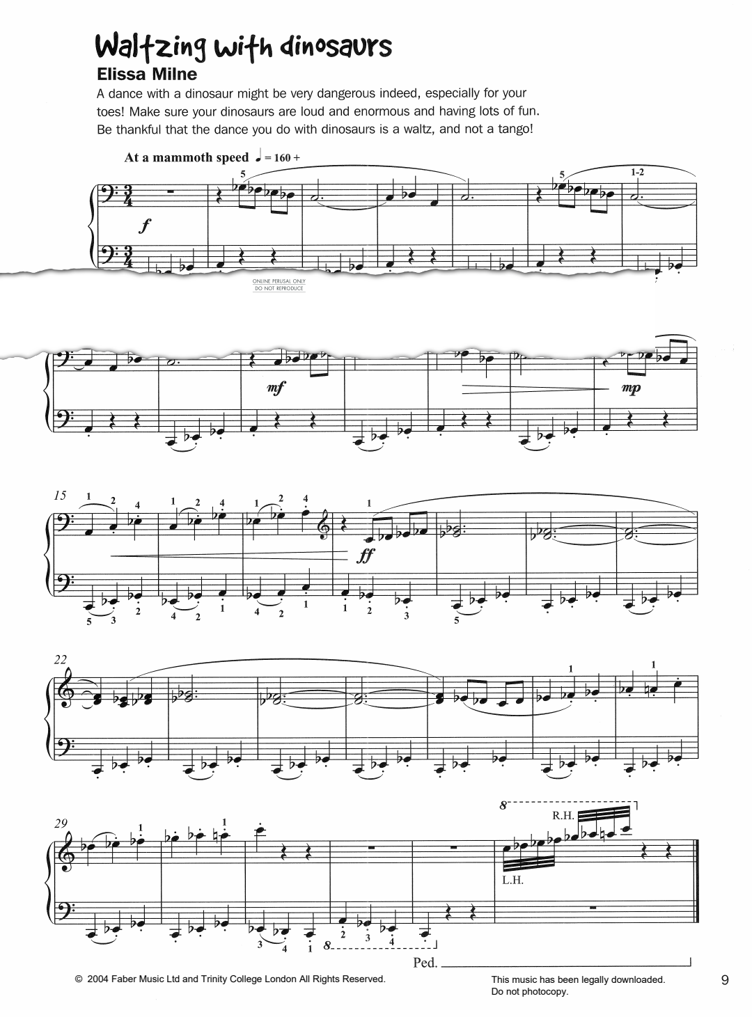 Produktgalerie: Seite 1 von 1 Waltzing With Dinosaurs, Elissa Milne, Klavier