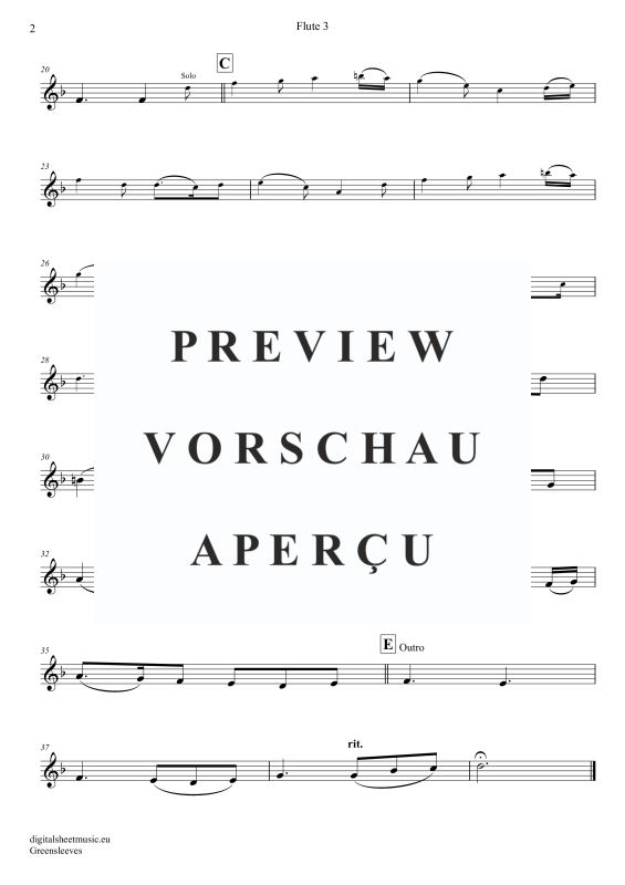 Product gallery: Page 10 of 11 Greensleeves, Simoni, Edward, (Flöten Trio + Klavier)