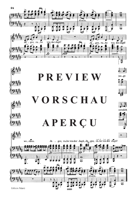 Product gallery: Page 7 of 7 Ellen's Gesang II, D.838, , Low Voice and Piano