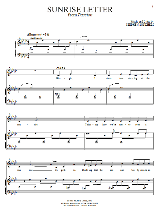 Produktbild zu: Sunrise Letter