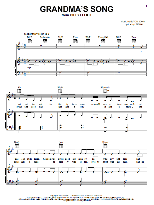 Produktbild zu: Grandma's Song